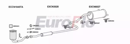 Система выпуска ОГ EuroFlo CNC314 5001A